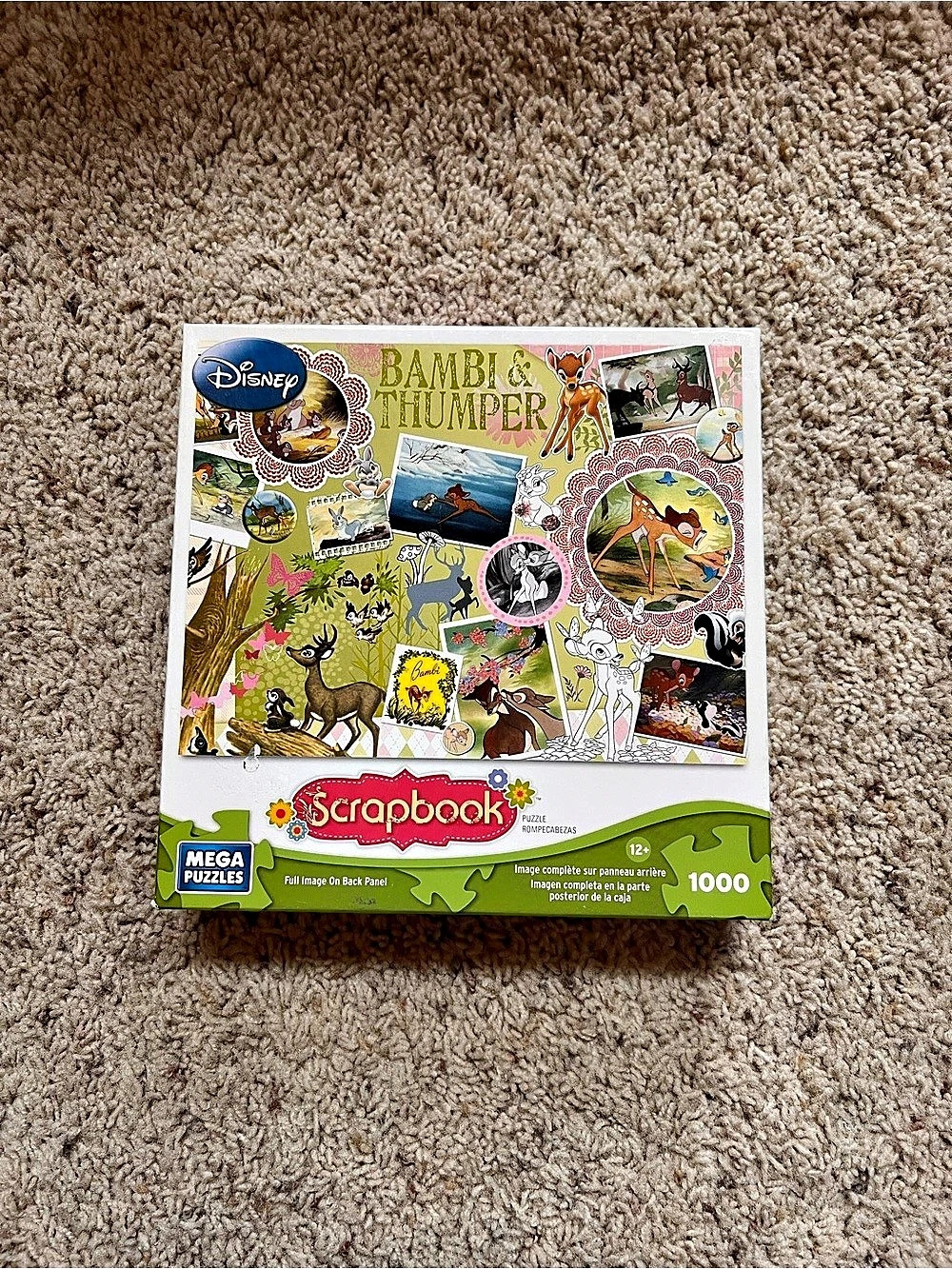 Disney Bambi & Thumper Scrapbook 1000-Piece Puzzle